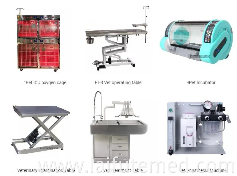 Vet Animal Stainless Steel ICU Oxygen Dog Cage